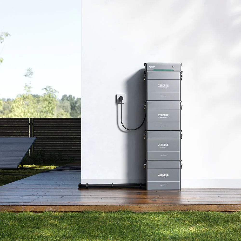 Balkonkraftwerk mit Speicher Zendure SolarFlow Hyper 2000 Hybrid- AC-gekoppelt