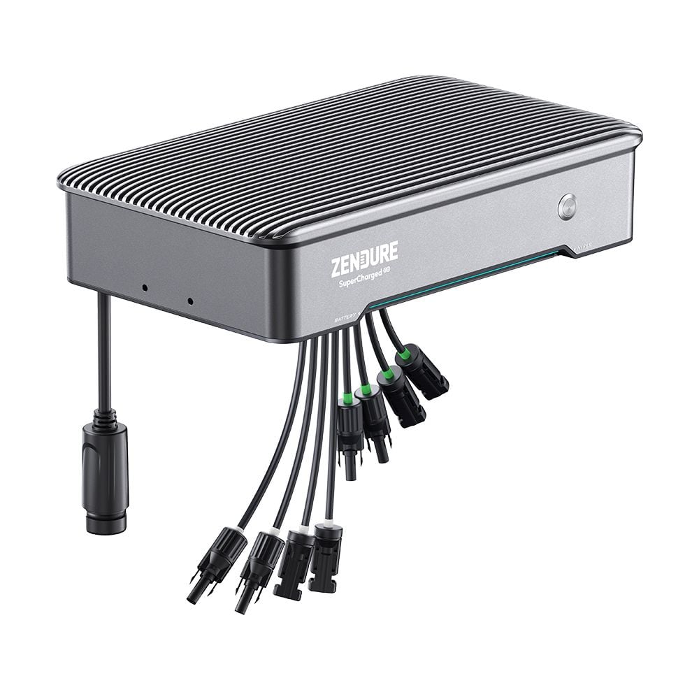 Balkonkraftwerk mit Speicher Zendure SolarFlow Hyper 2000 Hybrid- AC-gekoppelt