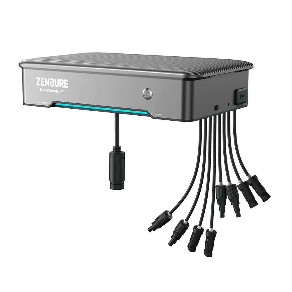 Balkonkraftwerk mit Speicher Zendure SolarFlow Hyper 2000 Hybrid- AC-gekoppelt