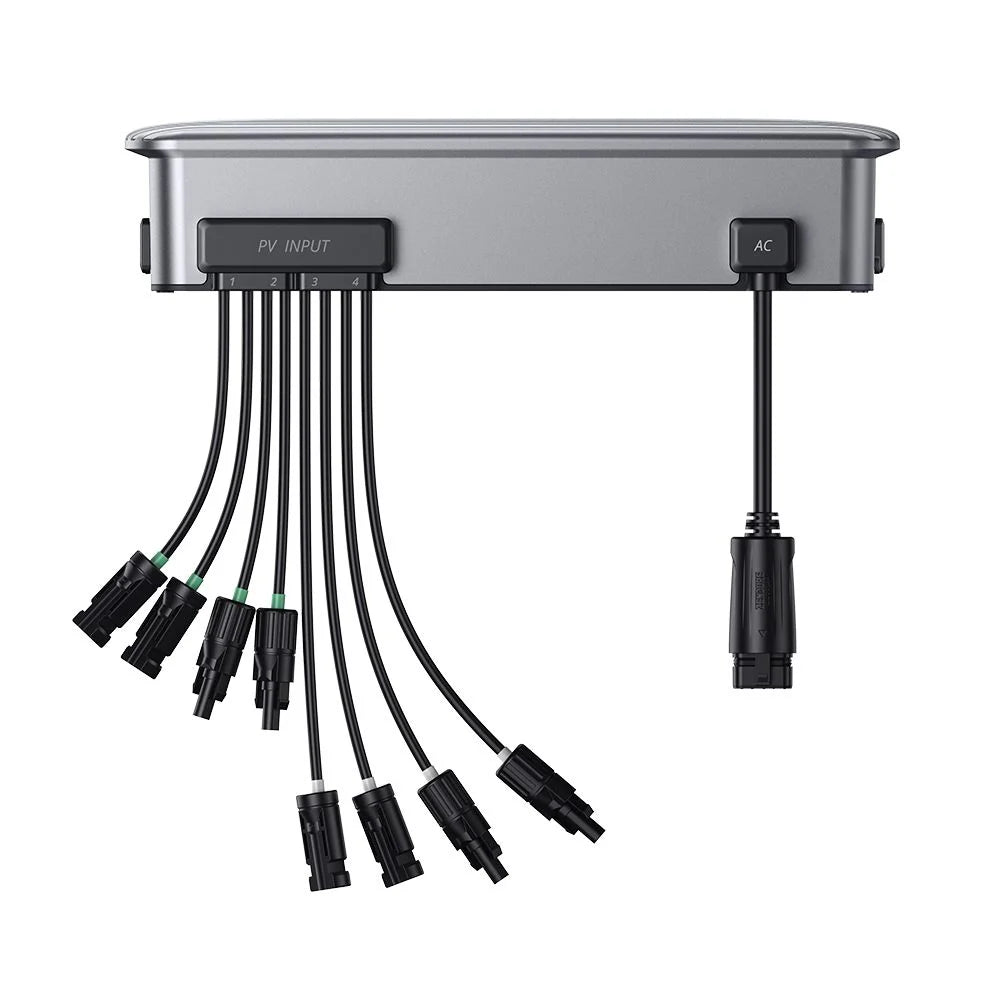 Balkonkraftwerk mit Speicher Zendure SolarFlow Hyper 2000 Hybrid- AC-gekoppelt