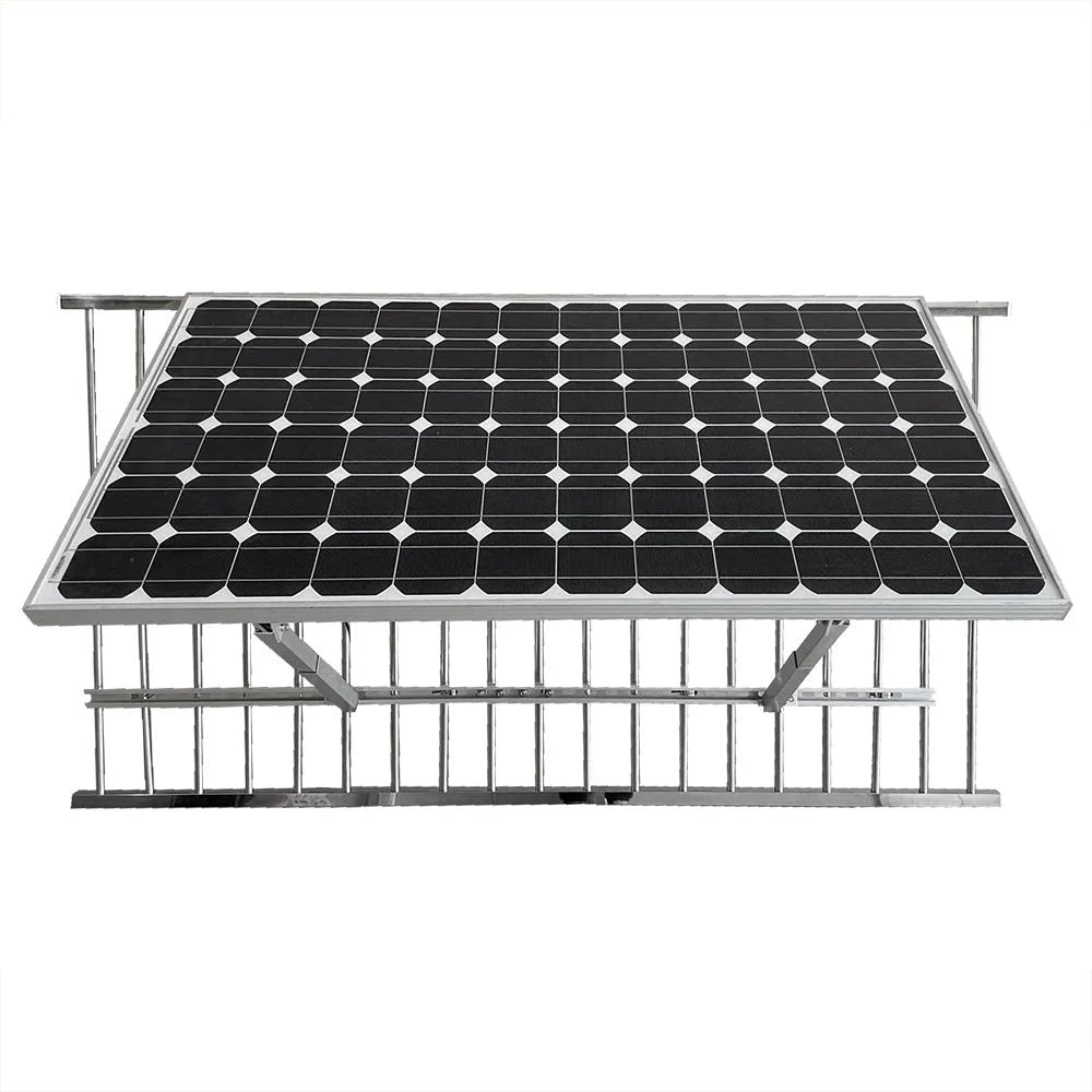 Solarmodul Halter für Balkongeländer Rahmenhöhe 30-35mm 1800mm Modullänge