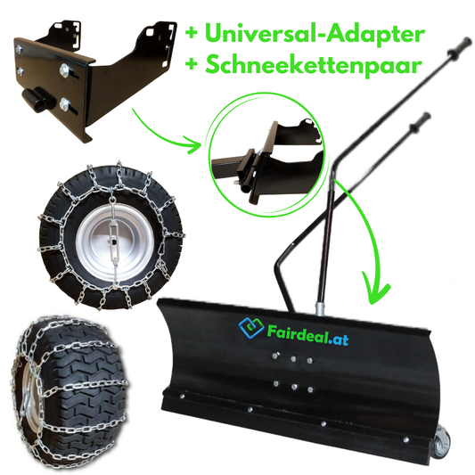 Premium Schneeschild für Rasentraktor und ATV