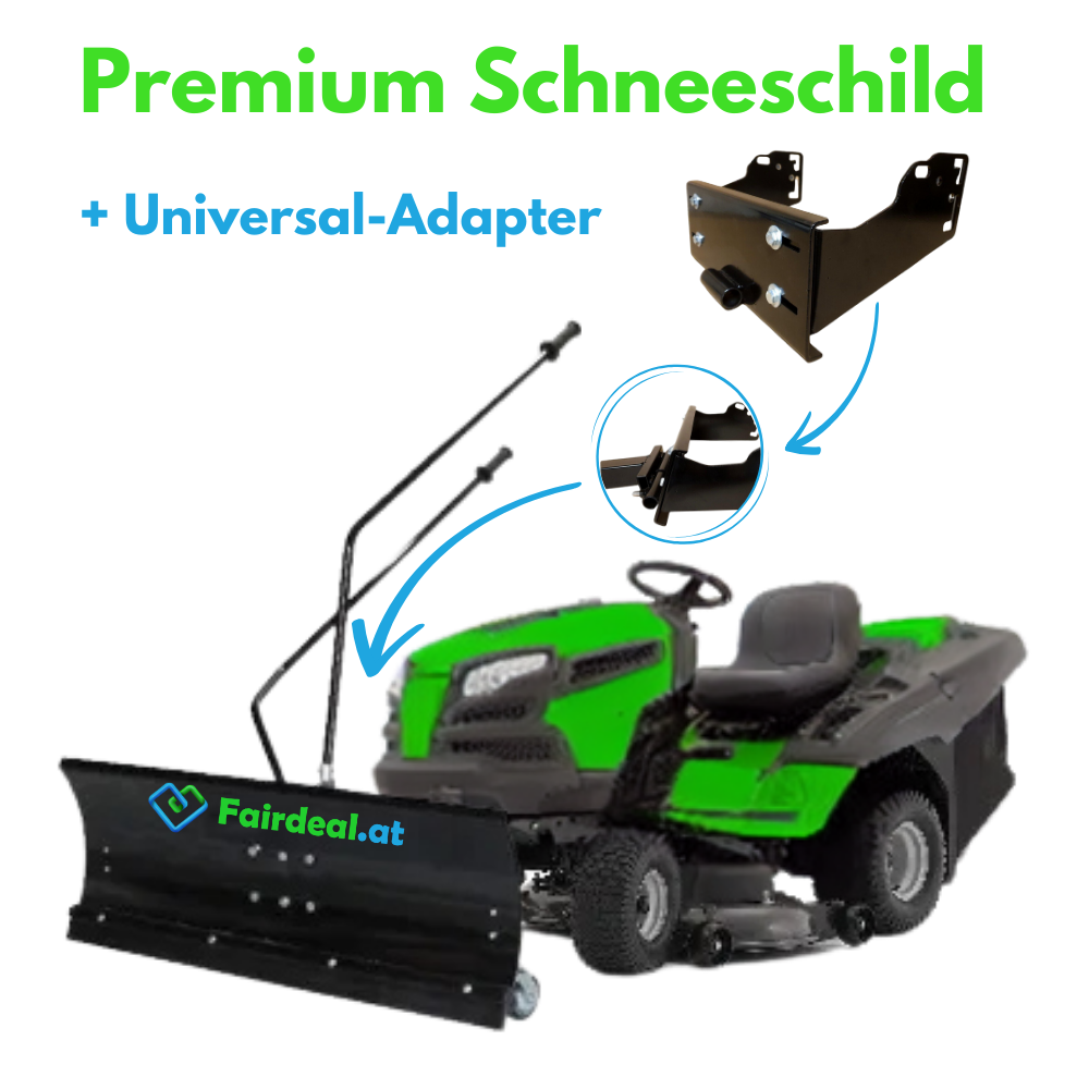 Premium Schneeschild für Rasentraktor und ATV