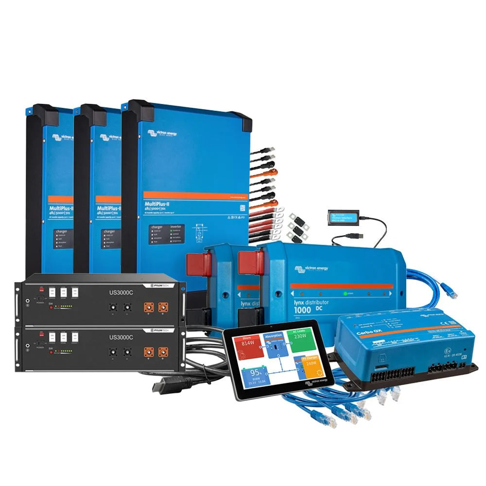 3-phasig Backup-Kit Victron MultiPlus-II 48/5000