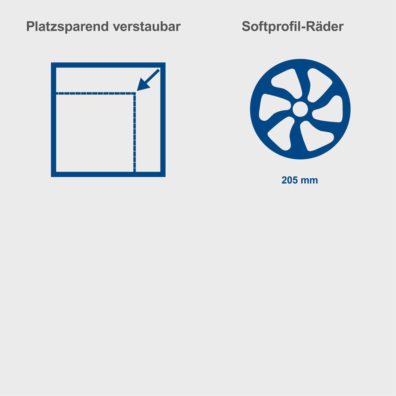 Kehrmaschine S800 650mm Kehrbreite 2600m²/h Flächenleistung 20L Fangkorb 3 Bürsten