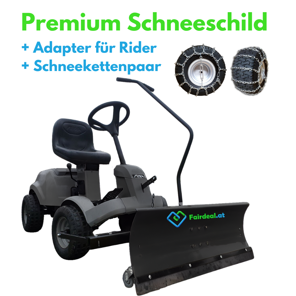 Premium Schneeschild für Rasentraktor und ATV