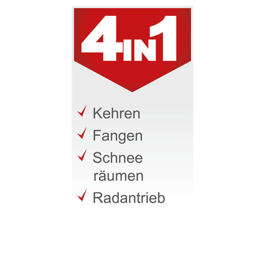 Benzin Kehrmaschine SC2700P 5,5PS | 70cm Kehrbreite | 1x Vor- 1x Rückwärtsgang