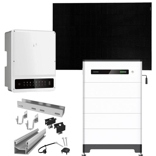 GoodWe PV Komplettanlage mit Glas Glas Modulen mit Speicher