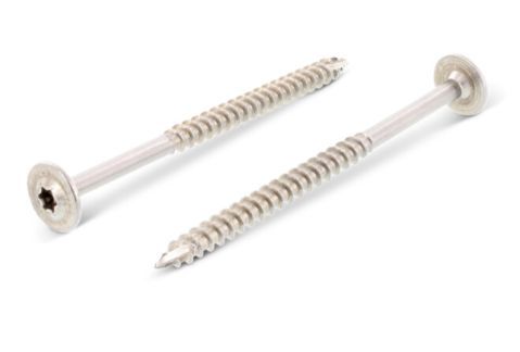 Selbstbohrende Holzbauschraube mit Tellerkopf 50er Packung