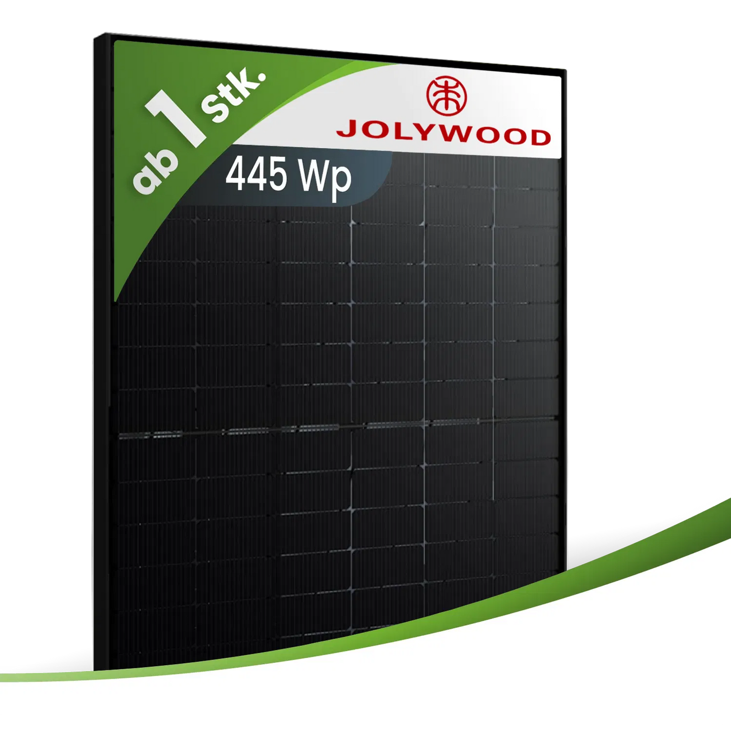 Jolywood Niwa JW-HD108N-R3/445 Wp N-Type TOPCon Glas-Glas Bifazial Fullblack