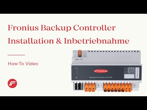 Fronius Backup Controller & Backup Switch