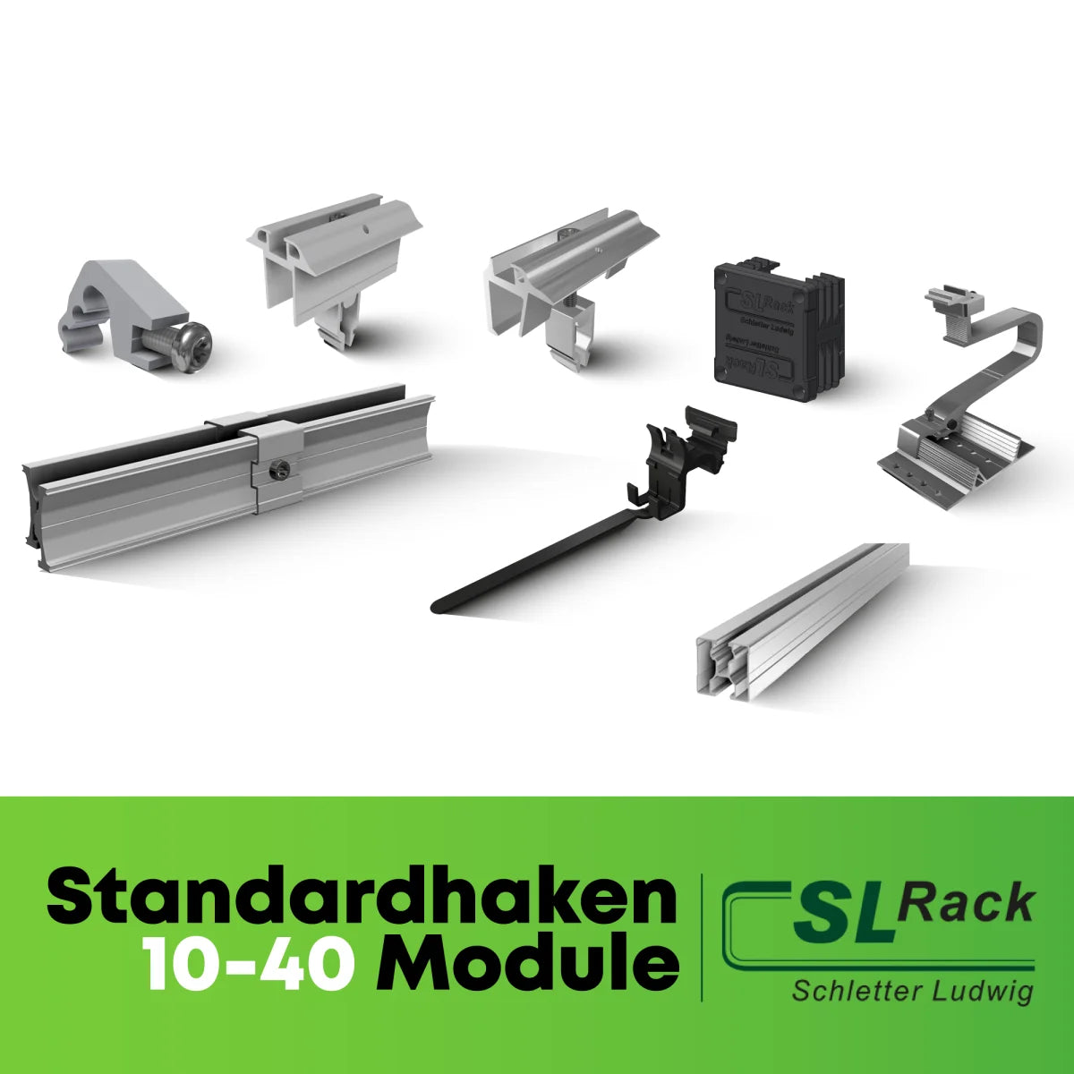 Unterkonstruktion Schrägdach 10 - 40 Module