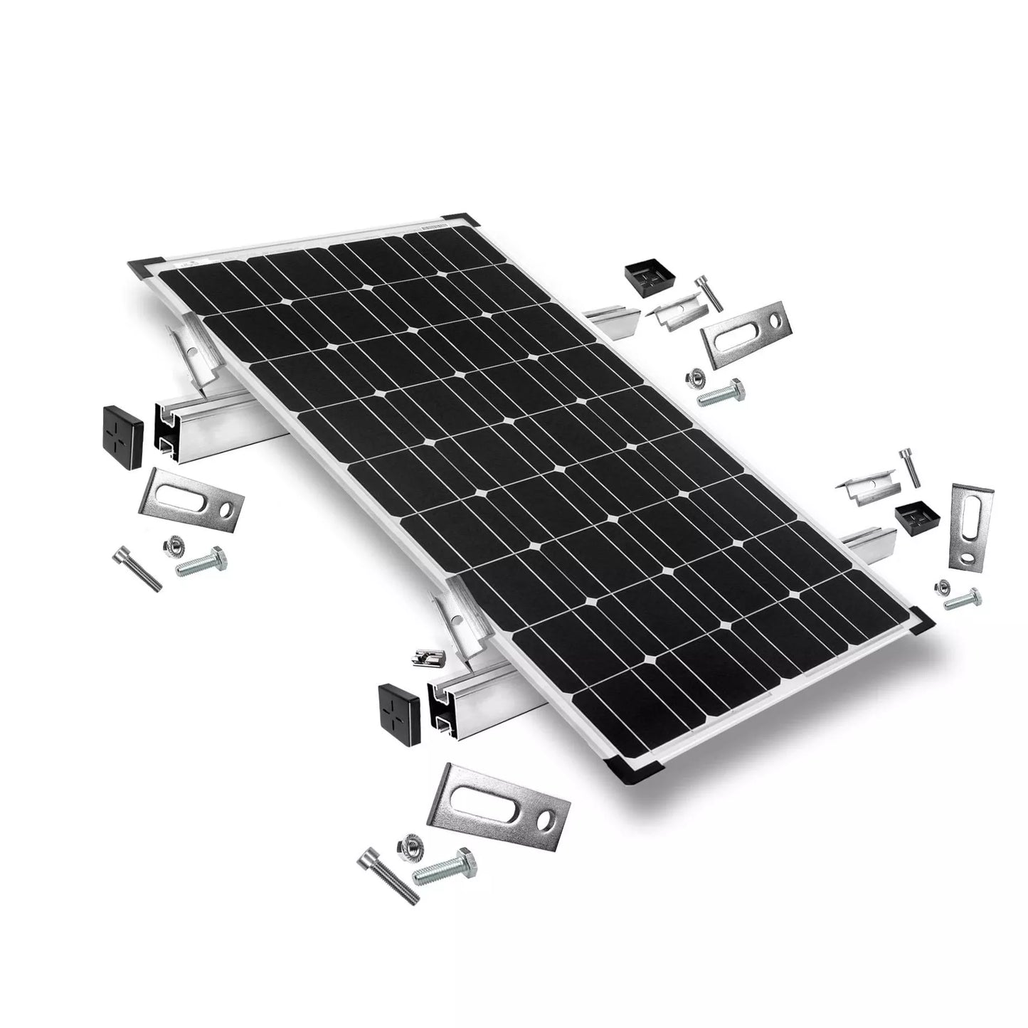 Solar Modul Befestigung kit mit Stockschrauben für Schrägdachmontage
