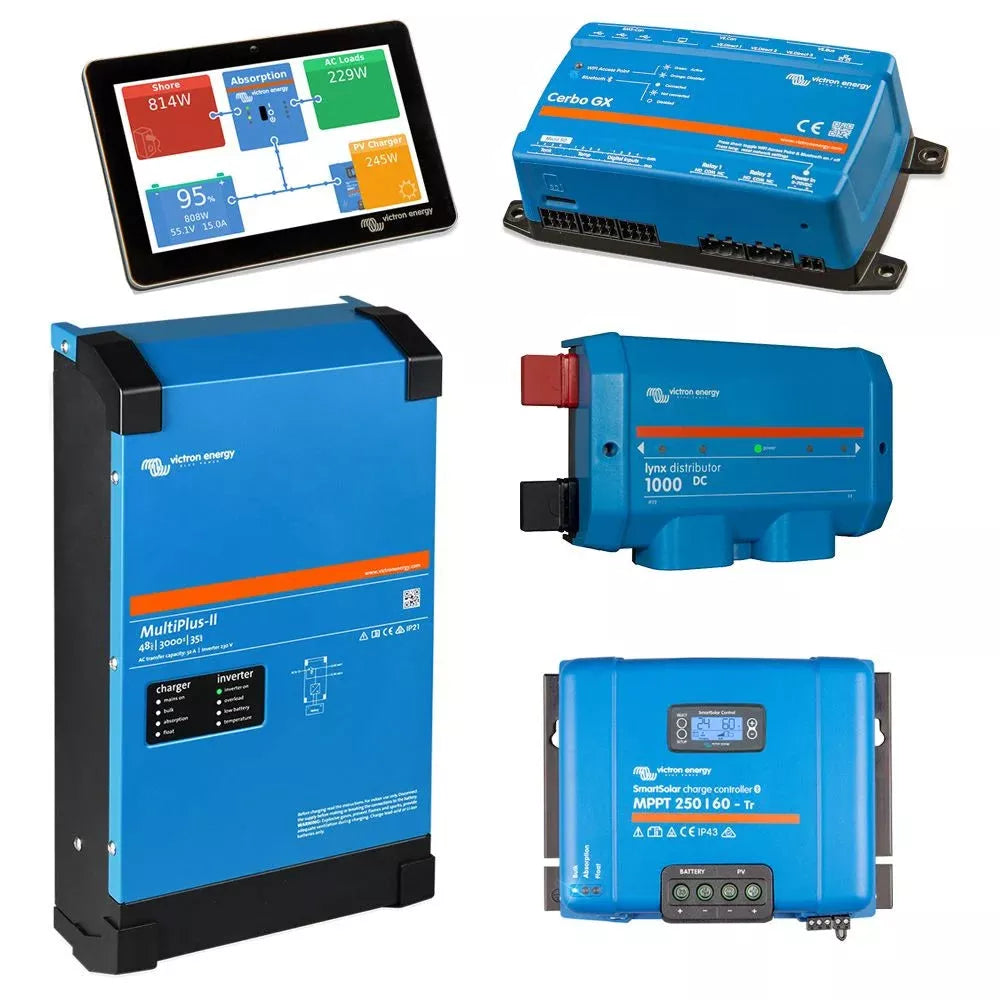 Victron Premium S USV Solaranlage 2150Wp 3,5kWh LiFePo4 Speicher 1-phasig