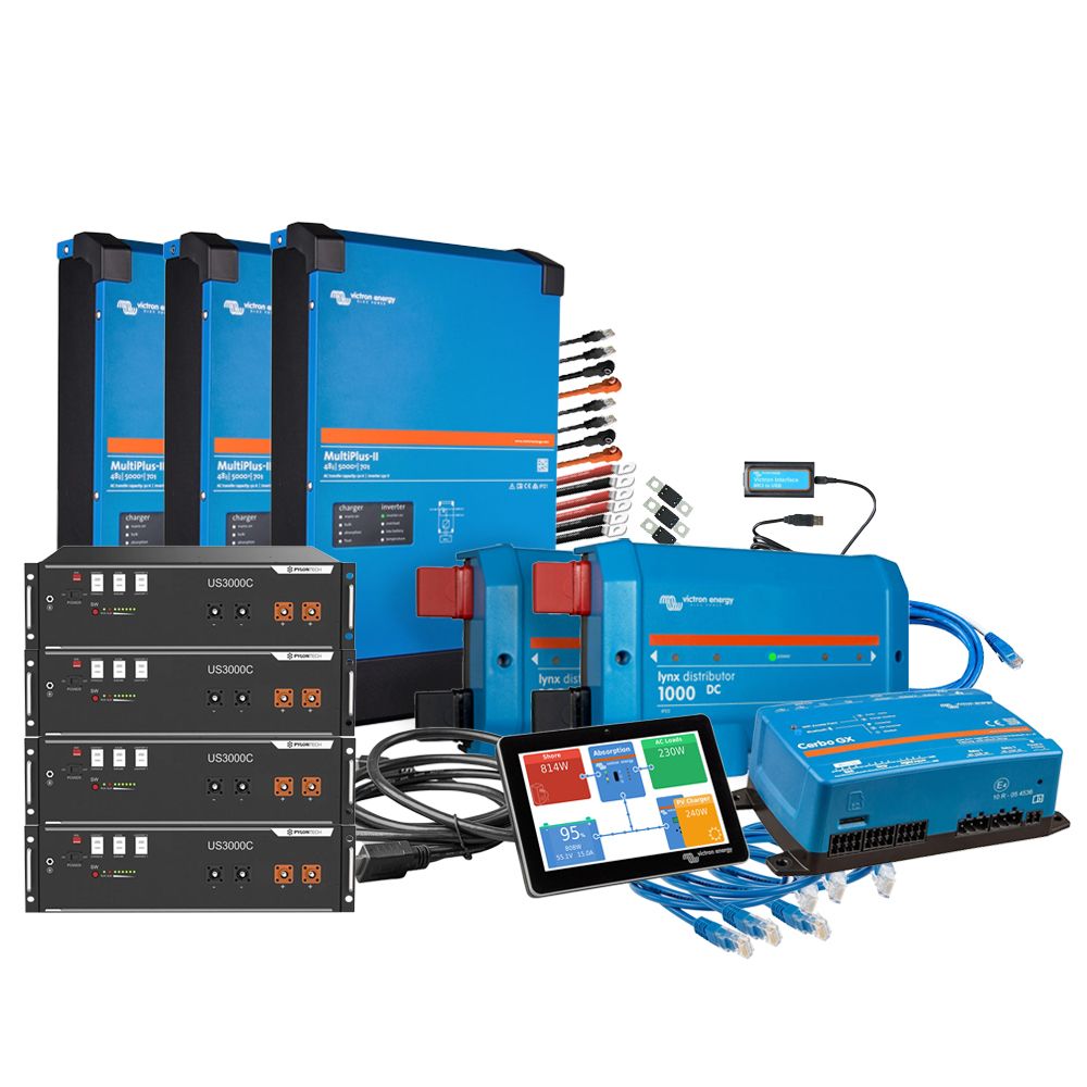 3-phasig Backup-Kit Victron MultiPlus-II 48/5000