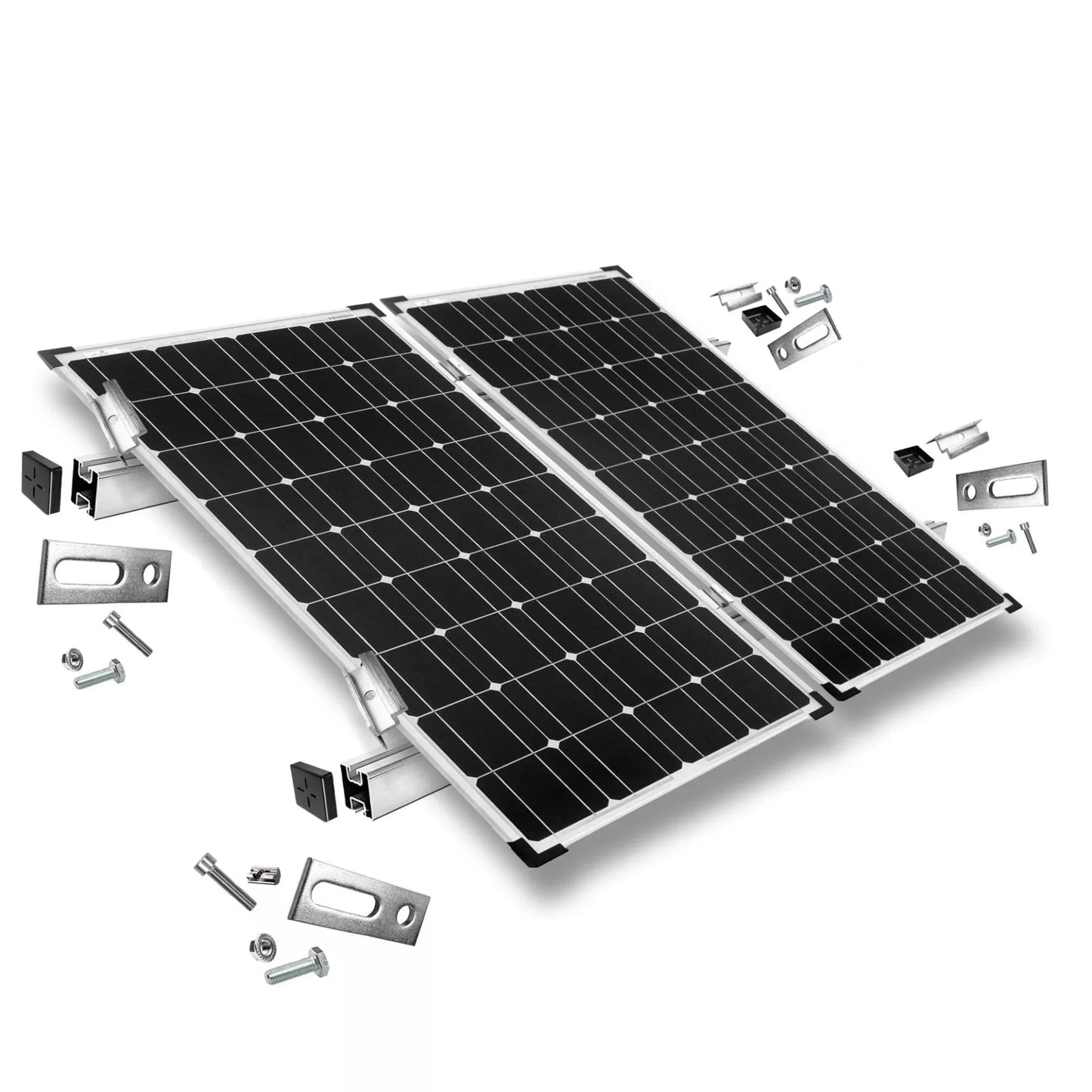 Solar Modul Befestigung kit mit Stockschrauben für Schrägdachmontage