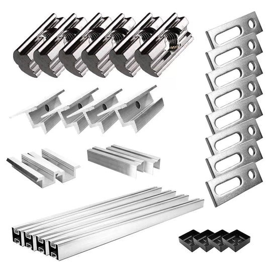 Solar Modul Befestigung kit mit Stockschrauben für Schrägdachmontage