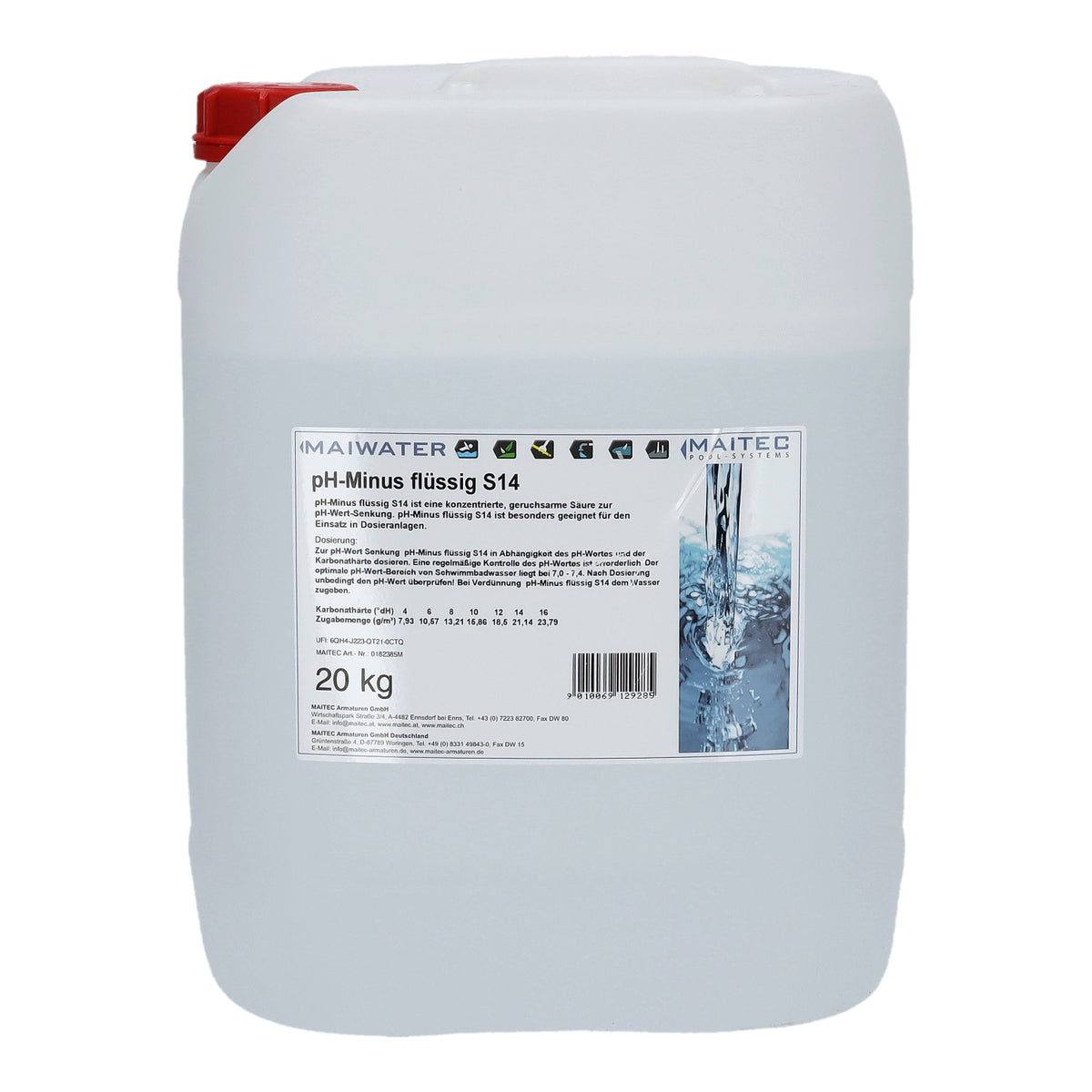 Ph-Senker Flüssig 20Kg