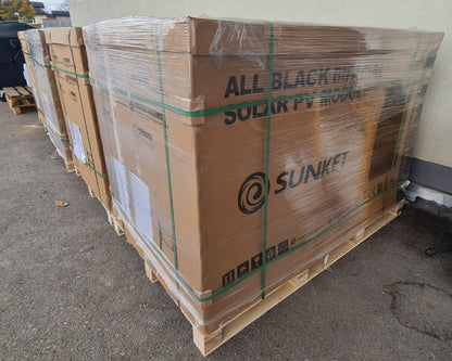 Sunket 430Wp Bifacial Ultra Black Dual Glass Panel