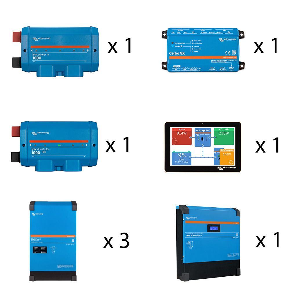 12300Wp Premium M PV-Anlage 3-phasig Komplet Set mit USV Funktion mit 21kWh Speicher