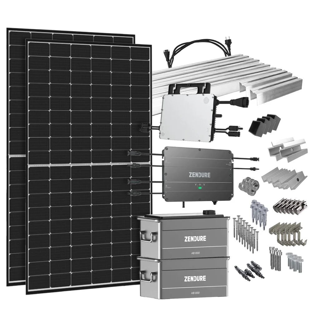 SolarFlow Balkonkraftwerk Komplettsystem HMS-800W-2T