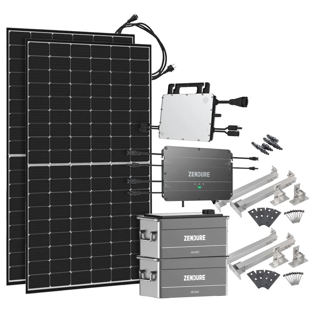 SolarFlow Balkonkraftwerk Komplettsystem HMS-800W-2T