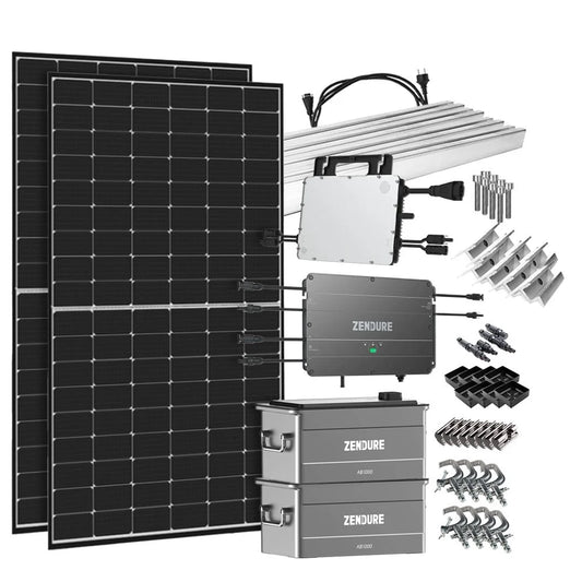 SolarFlow Balkonkraftwerk Komplettsystem HMS-800W-2T