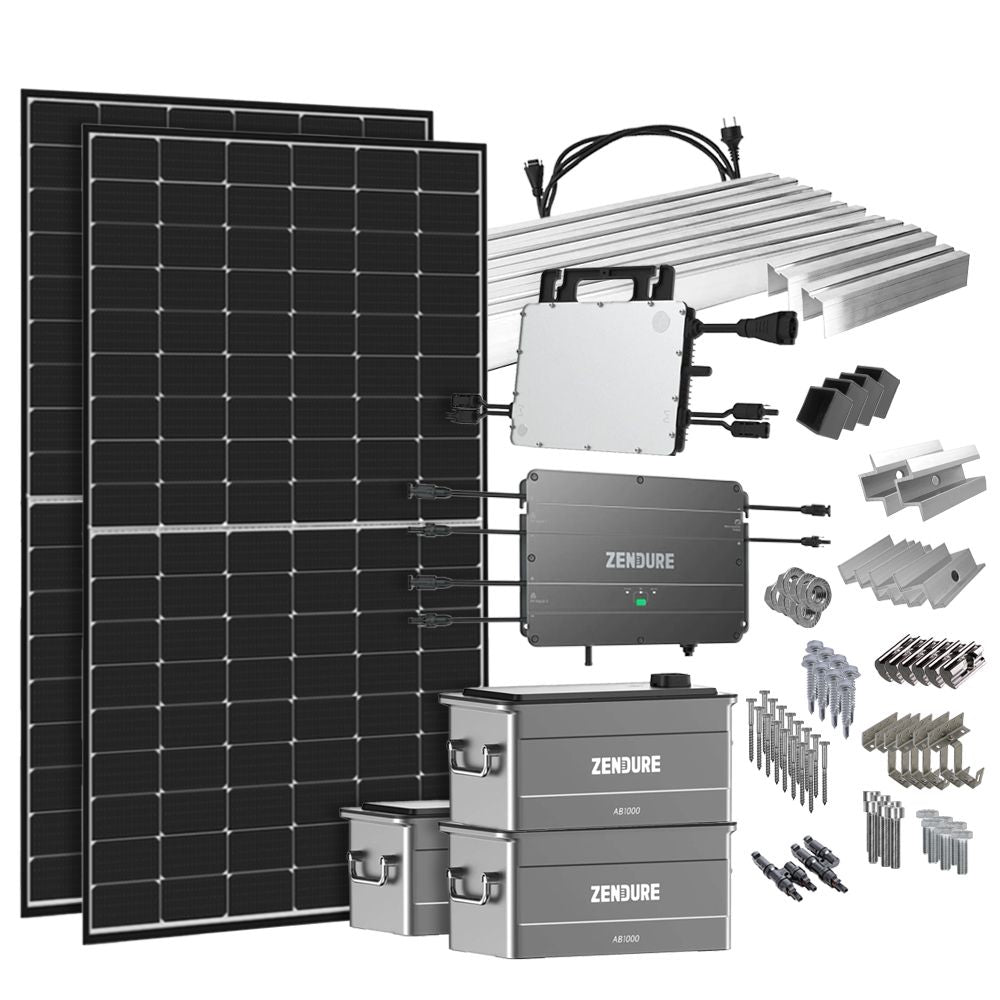 SolarFlow Balkonkraftwerk Komplettsystem HMS-800W-2T