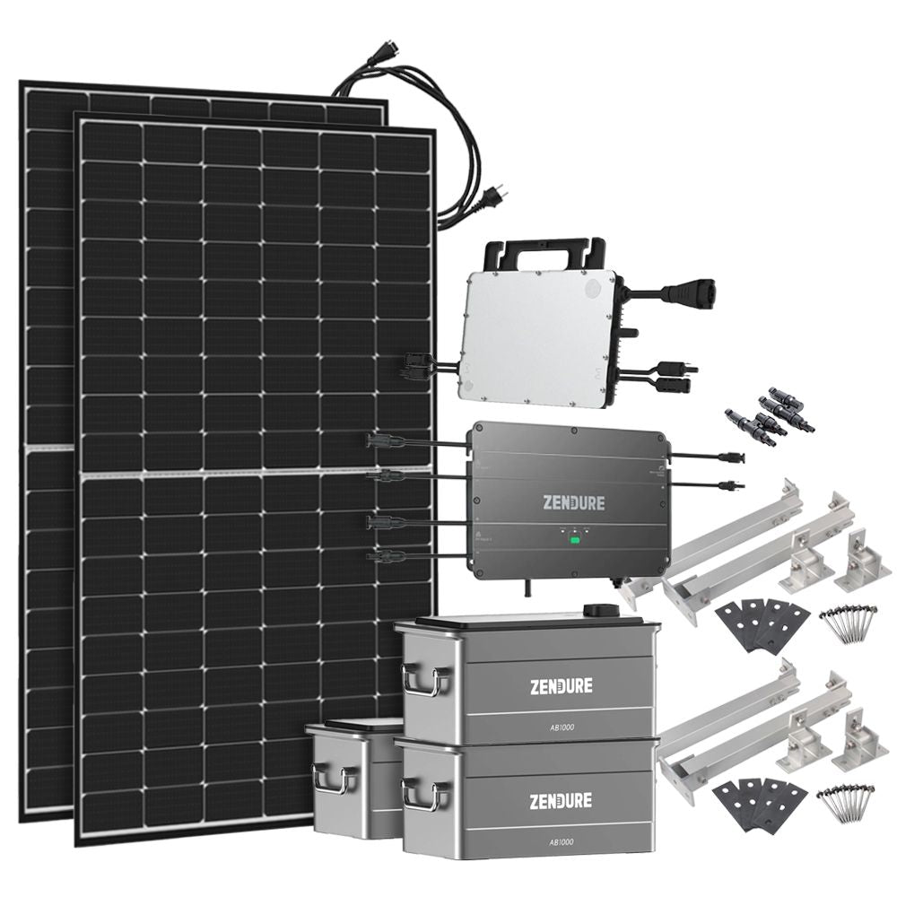 SolarFlow Balkonkraftwerk Komplettsystem HMS-800W-2T