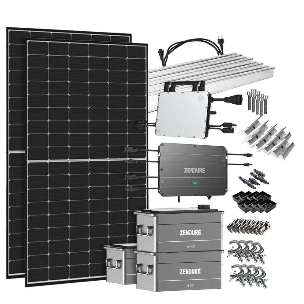 SolarFlow Balkonkraftwerk Komplettsystem HMS-800W-2T