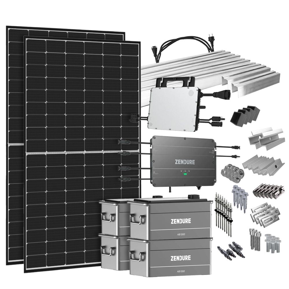 SolarFlow Balkonkraftwerk Komplettsystem HMS-800W-2T