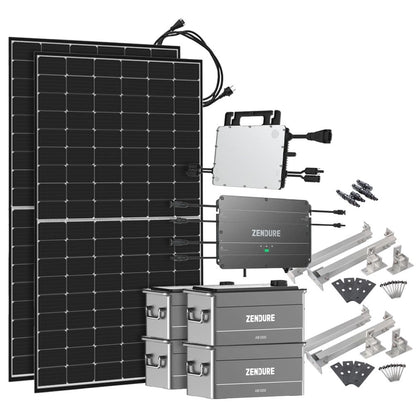 SolarFlow Balkonkraftwerk Komplettsystem HMS-800W-2T