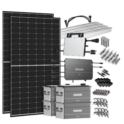 SolarFlow Balkonkraftwerk Komplettsystem HMS-800W-2T