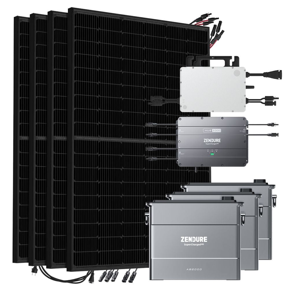 1.7kWp Klein-Balkonkraftwerk mit SolarFlow Speicher & 800W Mikrowechselrichter