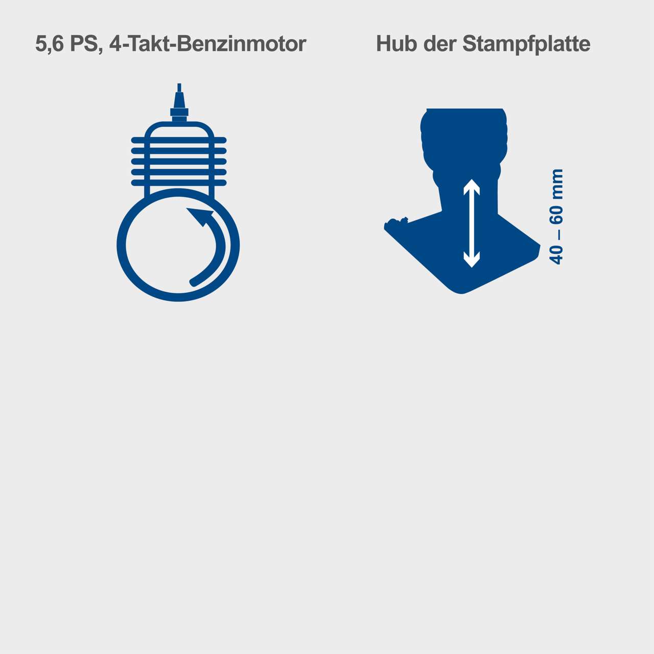 Vibrationsstampfer VS1000 5.6PS - 10000J