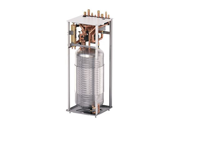 Panasonic Aquarea LT 230V, R290 Luftwärmepumpe Monoblock mit Speicher 185L, E-Heizelement 3kW, Fremdstromanode, Generation L