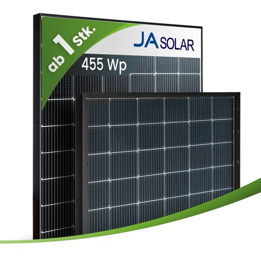 JA Solar JAM54D40/LB 455Wp Bifazial Glas-Glas Black Frame