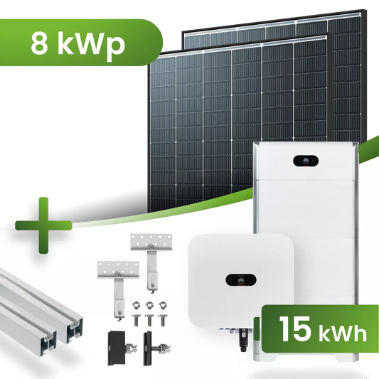 8 kWp PV-Anlage 19x Trina 440Wp Black Frame Speicher