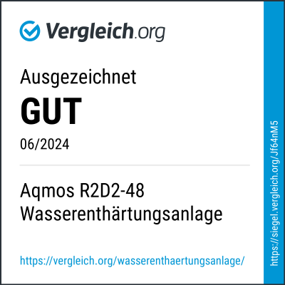 Wasserenthärtungsanlage R2D2- 48 mit Anschlussset und Montageblock