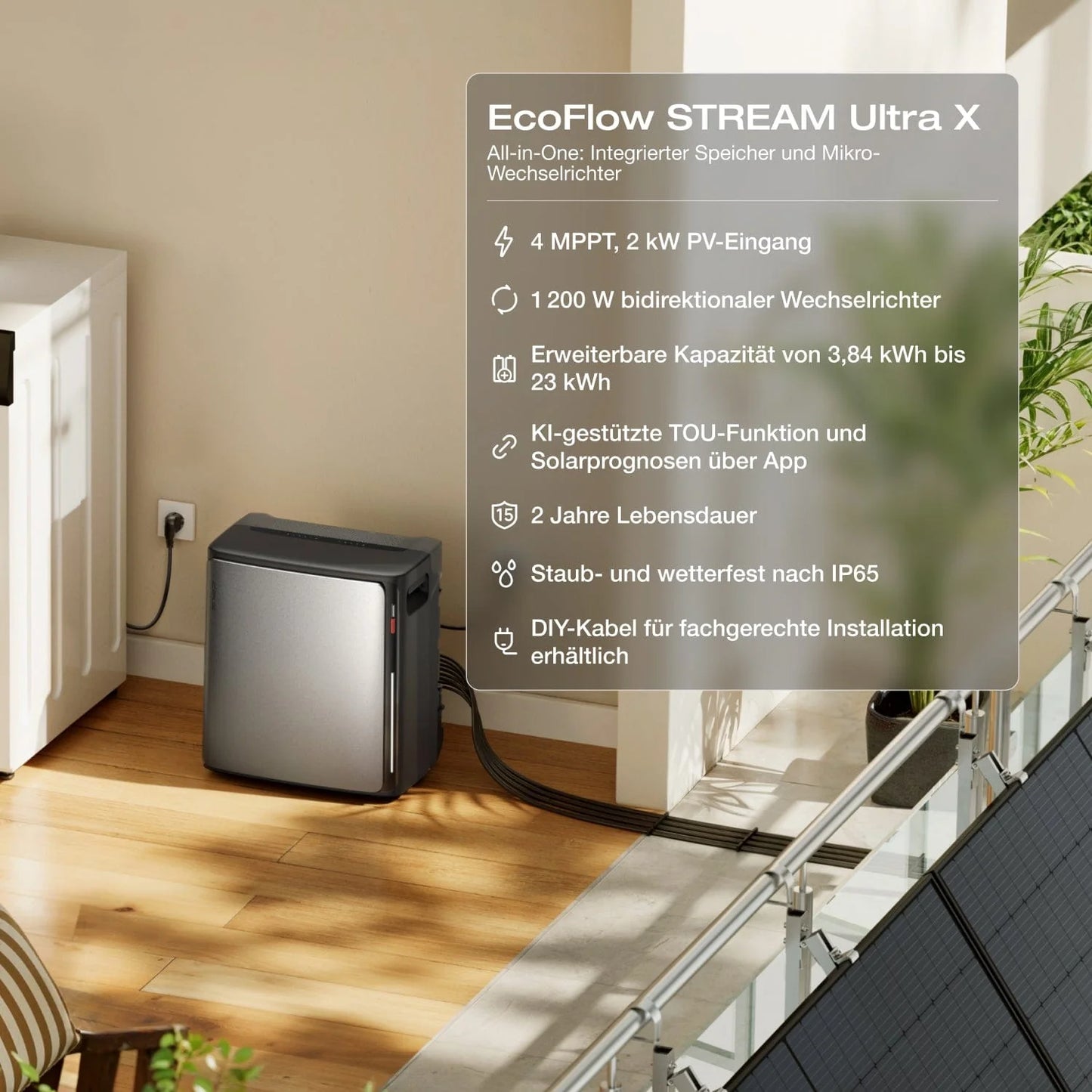 Ecoflow STREAM Ultra Speicher für PV-Anlagen + Gratis Smart Meter