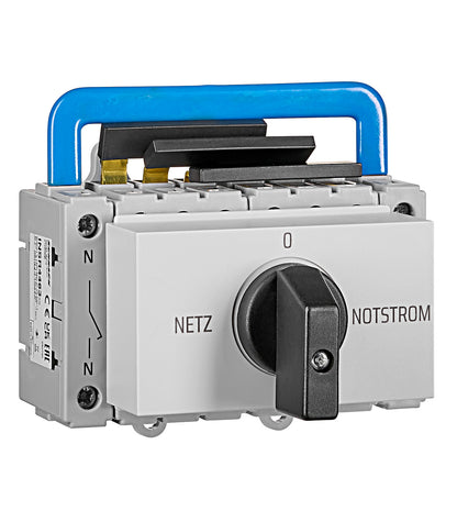 ⚡ Umschalter Netz-0-Notstrom (4-polig, Reiheneinbau)