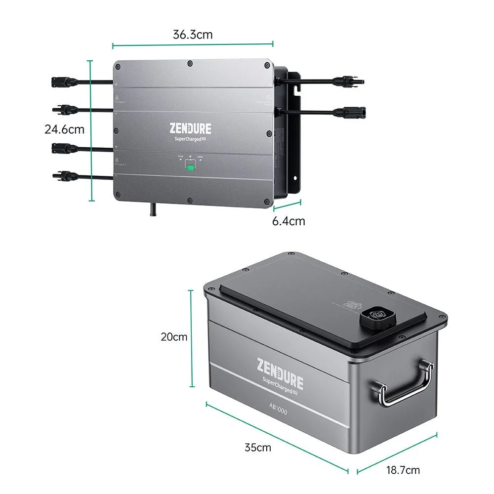 Klein-Balkonkraftwerk mit SolarFlow Speicher