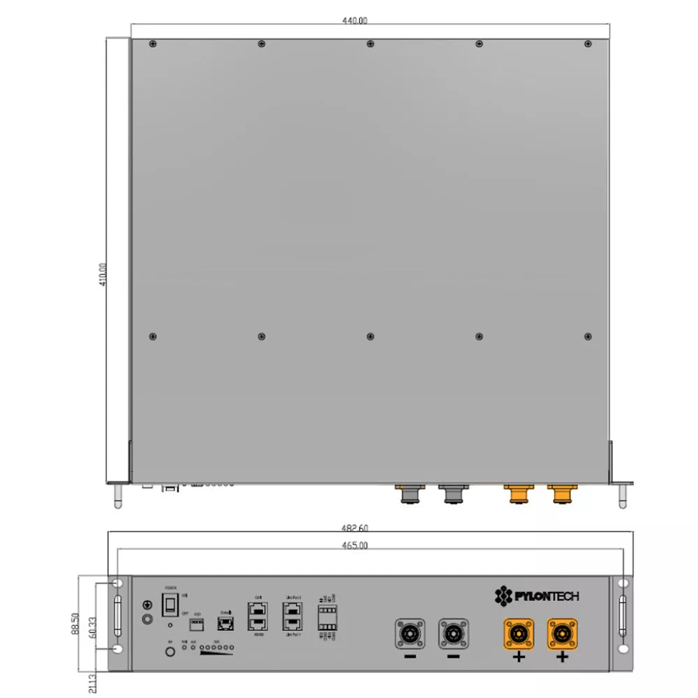 Pylontech US2000C 2,4kWh LiFePO4 48V Speicher inkl. BMS